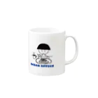 OCEAN OFFICEのクボちゃんパンを食べる Mug :right side of the handle