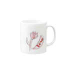 相愛傘のLoveマグ(薔薇) Mug :right side of the handle