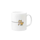 かいわれちゃんの帰りたくない柴犬  Mug :right side of the handle