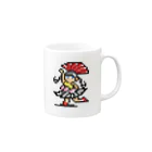 junkfood65の踊るドットアイドル Mug :right side of the handle