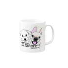 PetTee(ペッティー)のチェロくん、ハムちゃん Mug :right side of the handle