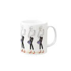 aik　designのFAR girls Mug :right side of the handle