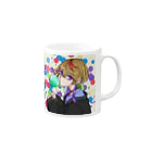 NAL(お仕事ください)のsplash girl Mug :right side of the handle