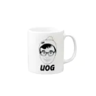 Unique outdoor graphicsのUOG爽やかメガネ  Mug :right side of the handle