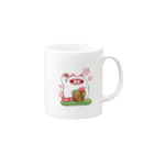 にゃんぱん屋さんのまねきジャムねこ Mug :right side of the handle