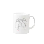 happinessのL kiss Mug :right side of the handle