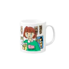 マツナガの生きてる Mug :right side of the handle