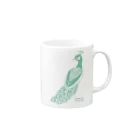 KANAT  LAMHITAの孔雀 Mug :right side of the handle