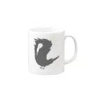 くま屋のジャコビン鳩 Mug :right side of the handle