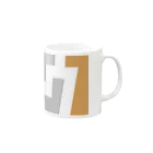 東京Tシャツ　〈名入れ・イニシャルグッズ〉のサトウさん名入れグッズ（カタカナ）難読？ 苗字 Mug :right side of the handle