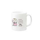 NYACHA&BOOCHAのNYACHA Birthday 2021 Mug :right side of the handle