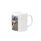 Husky'S Herb Gardenの船を見る Mug :right side of the handle