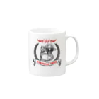 Kan DesignのW Vertical Twin Engine Mug :right side of the handle