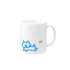 きまぐれ雑貨店の妹が落書きしたいっぬ親子 Mug :right side of the handle