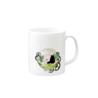 ﾛｯﾄﾓｰﾝﾄのカラクリ猫 Mug :right side of the handle