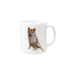 豆柴おあげのくつろぎおあげなのよ Mug :right side of the handle