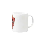 beautiful_aのstrawberry love Mug :right side of the handle