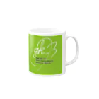 gk_Breath.のボックスロゴ。(Green) Mug :right side of the handle