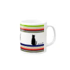 雑貨屋mooi.kのネコさんマグカップ　№７ Mug :right side of the handle