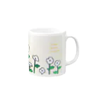 ミカライ✿クリスチャンショップの心配いらないよ の花 (英語Ver.) Mug :right side of the handle