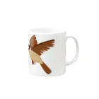 CHOTTOPOINTの雀のつがい Mug :right side of the handle