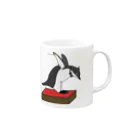 モユズのおじぎする時に両手があがっちゃう指揮者ペンギン Mug :right side of the handle