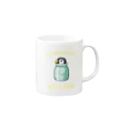 BOTTLED ANIMALSの瓶詰めペンギン Mug :right side of the handle