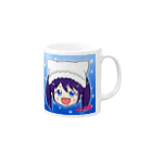 キララのキララちゃん(冬)ネコミミ帽子 Mug :right side of the handle