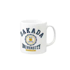 グラフィンのバカダ大学 BAKADA UNIVERSITY Mug :right side of the handle