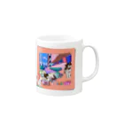 𝙈𝙊𝙈𝙊'𝙨 𝙎𝙝𝙤𝙥のご近所おさんぽコース-開店記念 特別価格 Mug :right side of the handle