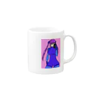 みらーせるふぃびっちのUniverse girl Mug :right side of the handle