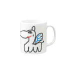 社畜のイケメンのペガサスが疲れている Mug :right side of the handle