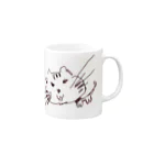 りゅうまる(たぬきゅんの中の人)のねこまる Mug :right side of the handle