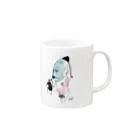 DOMIDO's SHOPのmelon soda Mug :right side of the handle