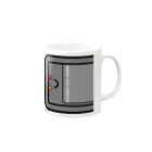 ノンサポ電子公式ショップのフルモニちゃん Mug :right side of the handle