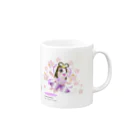 Sigachan-goの小島千絵子×はこちゃんとお友達コラボ マグカップ "天女さま" Mug :right side of the handle