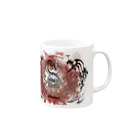 DRAGNET BRANDのFire Circle DRAGNET Mug :right side of the handle