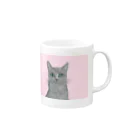 Coshi-Mild-Wildのロシアンブルー_3だぞッ😻 Mug :right side of the handle