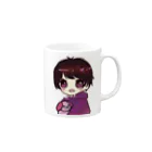 🍭 クルハ 🍭 2/27(土)生誕祭のくるたんマグカップ Mug :right side of the handle