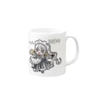 灰眠 るーの#るーかふぇ マグカップ Mug :right side of the handle