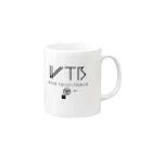 新商品PTオリジナルショップのWTBのロゴ風 Mug :right side of the handle