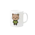FreeStyleのクマさんキャンパー Mug :right side of the handle