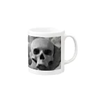 youhei-houjouのthe  skull Mug :right side of the handle