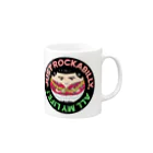 Rockabilly_Mのマルヴィス〜ブルーハワイver.〜 Mug :right side of the handle