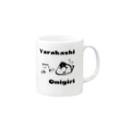 しょっぷやさおにのやらかしたおにぎりくん Mug :right side of the handle