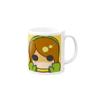 れいじの迫り来るぎゃおちゃん Mug :right side of the handle