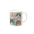 studio-egumianのneko neko okao  Mug :right side of the handle