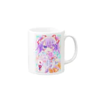 noirnoirの無敵☆ガール！ Mug :right side of the handle