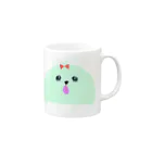 アニマルグッズのマルチーズのマルちゃん Mug :right side of the handle