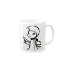 幸せのPixlast(ピクラスト)House 🏠のPixlast(Rutie〈ルティ〉)ごはんができたよver. Mug :right side of the handle